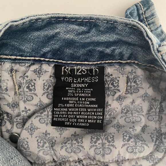 Rerock For Express Low Rise Skinny Jeans - Picture 3 of 3
